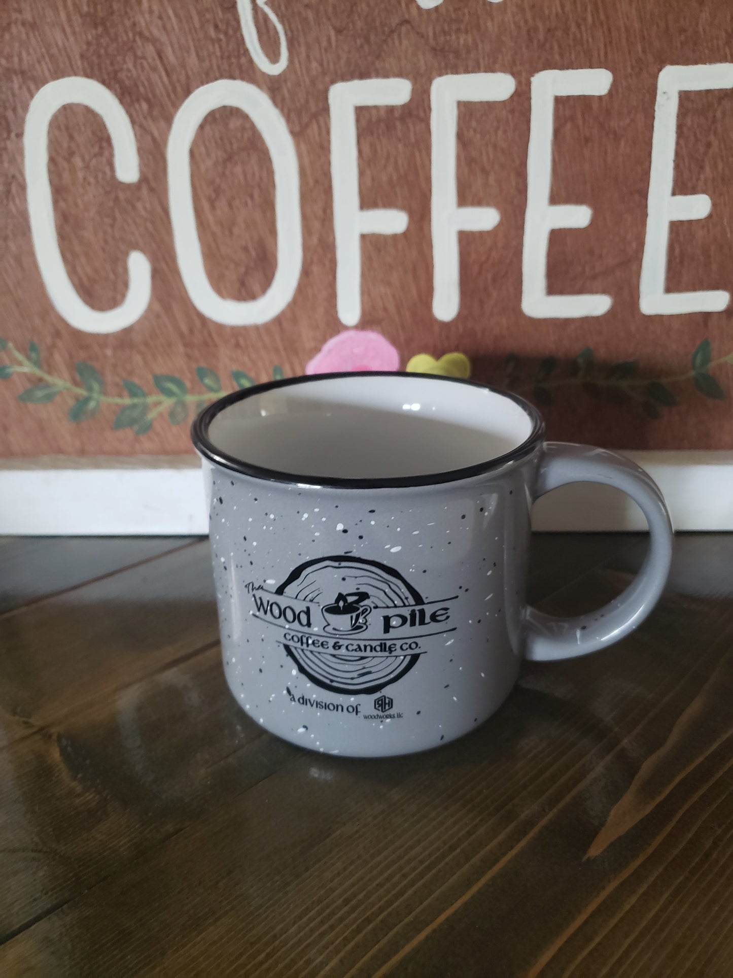 Ceramic Campfire Coffee Mugs 13 oz