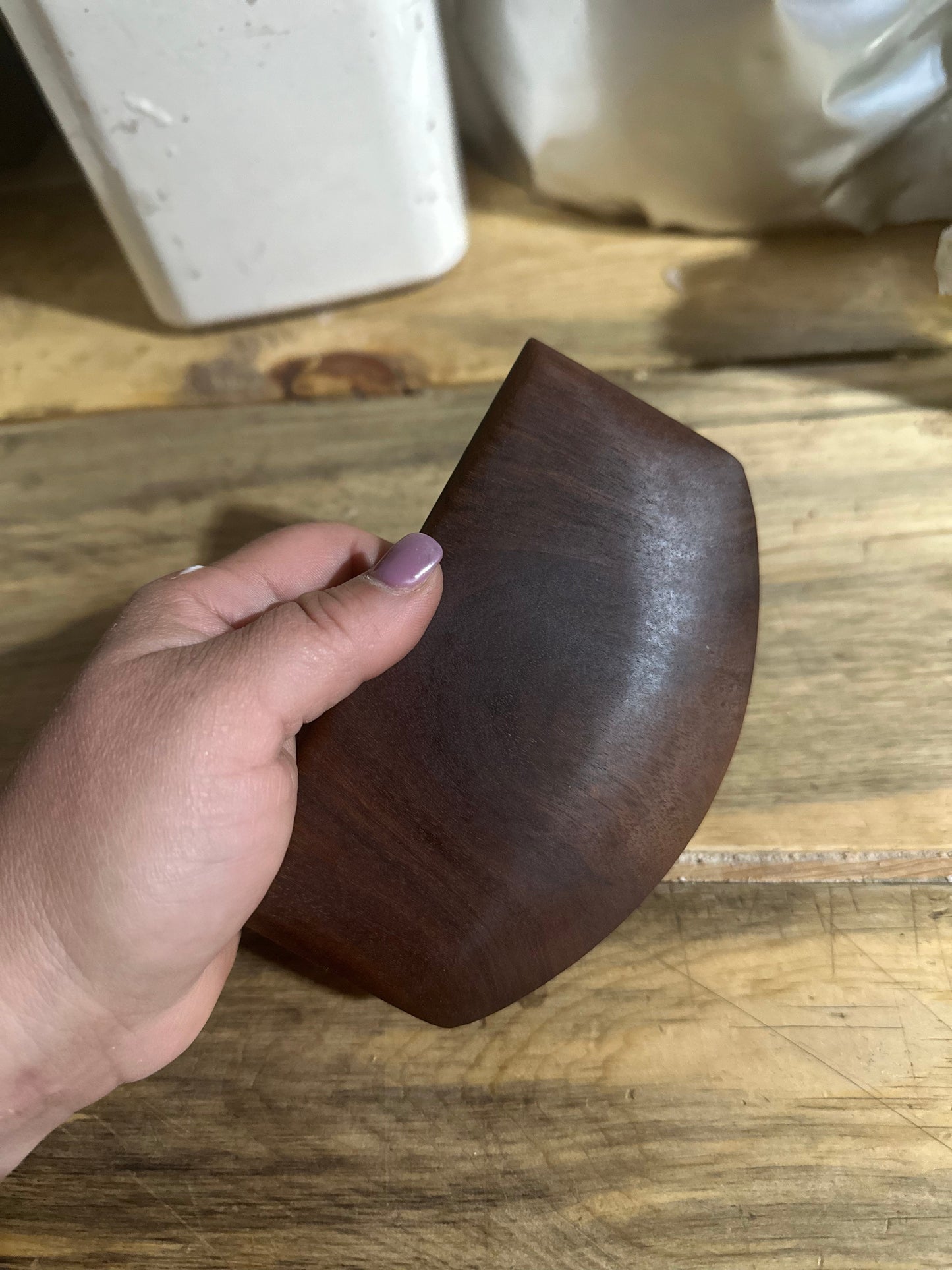 Wooden Dough Scraper