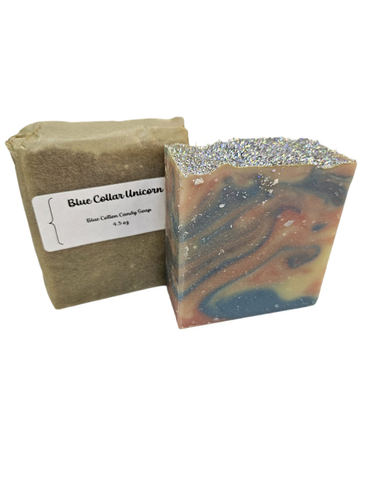 Blue Collar Unicorn Soap (Blue Cotton Candy)