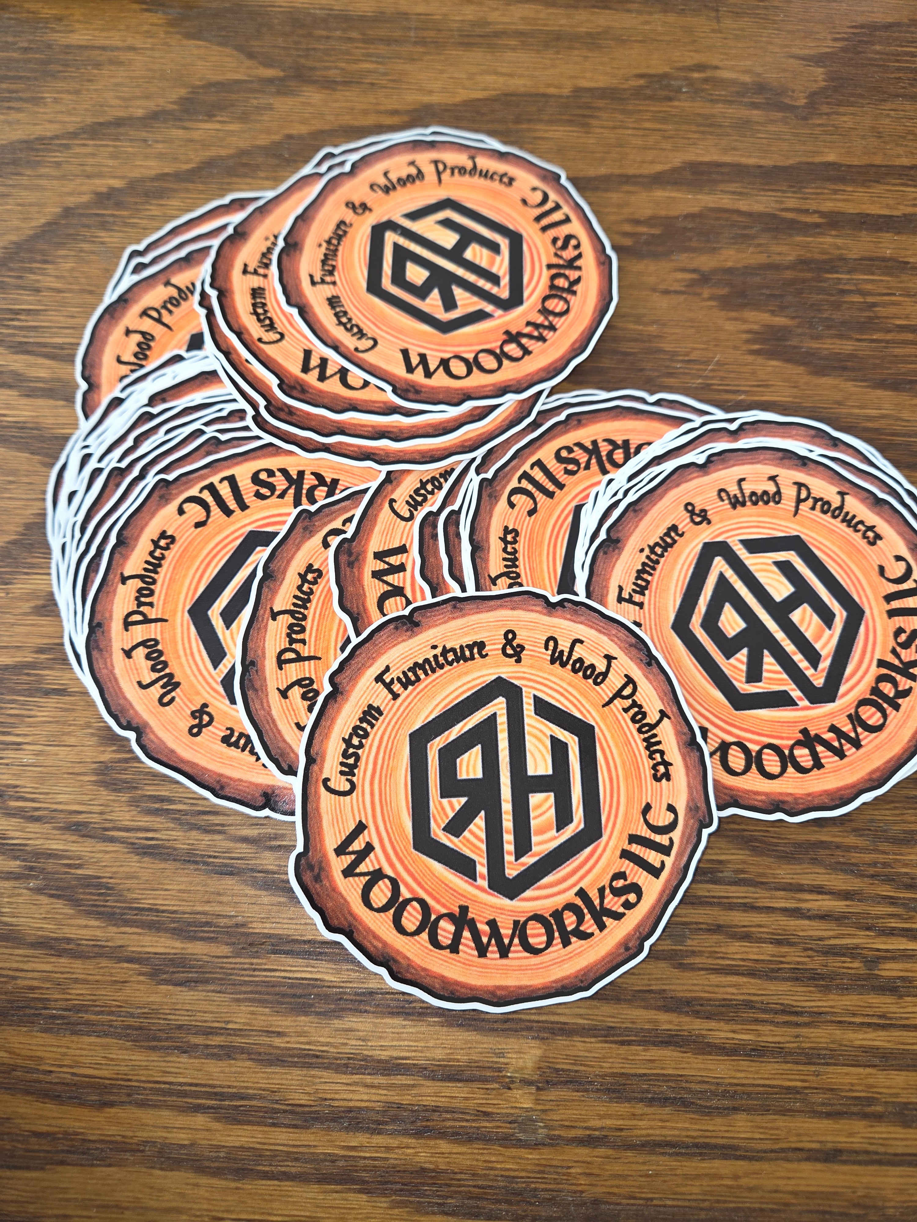 Rh Deggaser Sticker RH Logo Sticker – Inspired Peachy