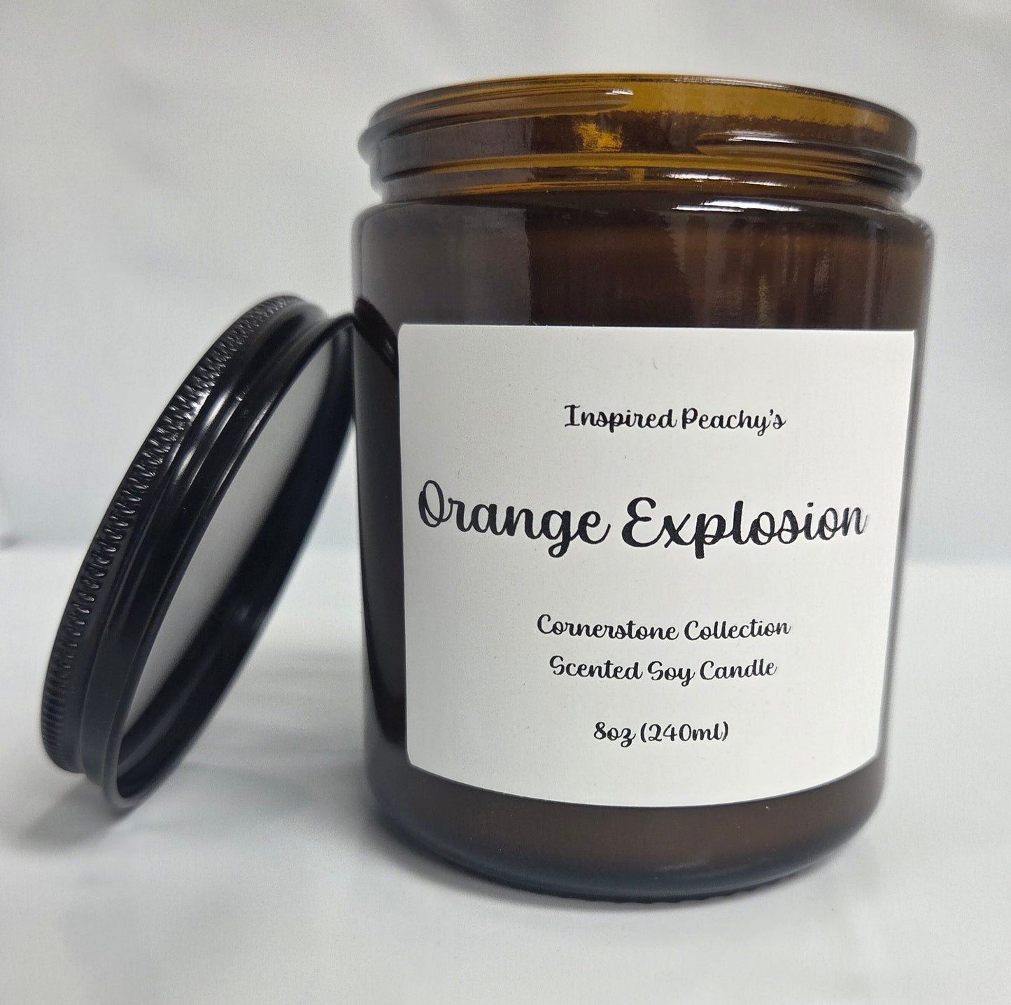 Orange Explosion Candle