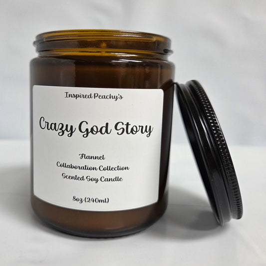 Crazy God Story Candle
