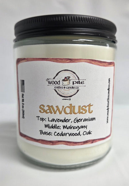 Sawdust Candle
