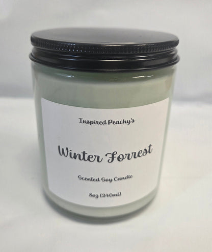 Winter Forrest Candle