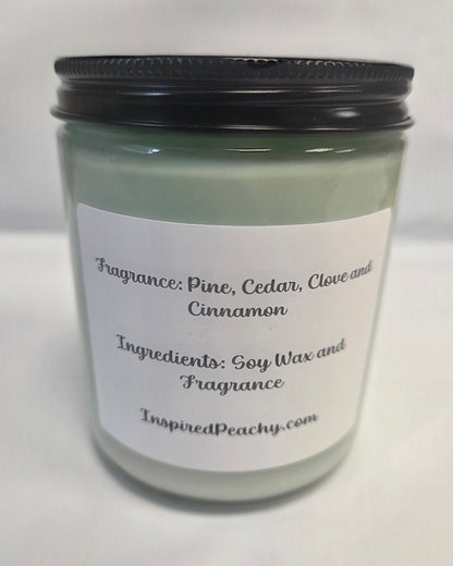 Winter Forrest Candle