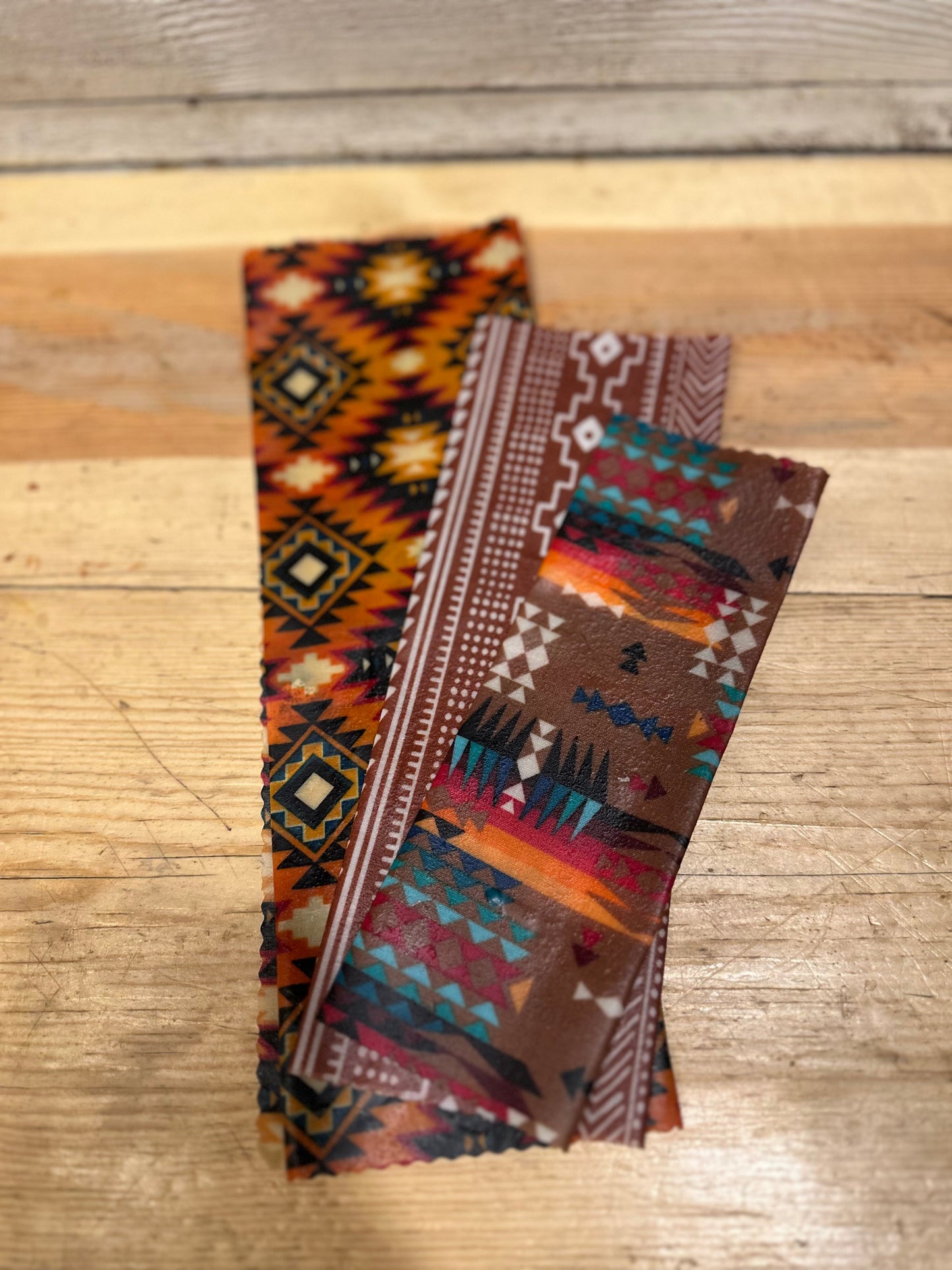 Set of 3 Aztec Bees Wax Wraps