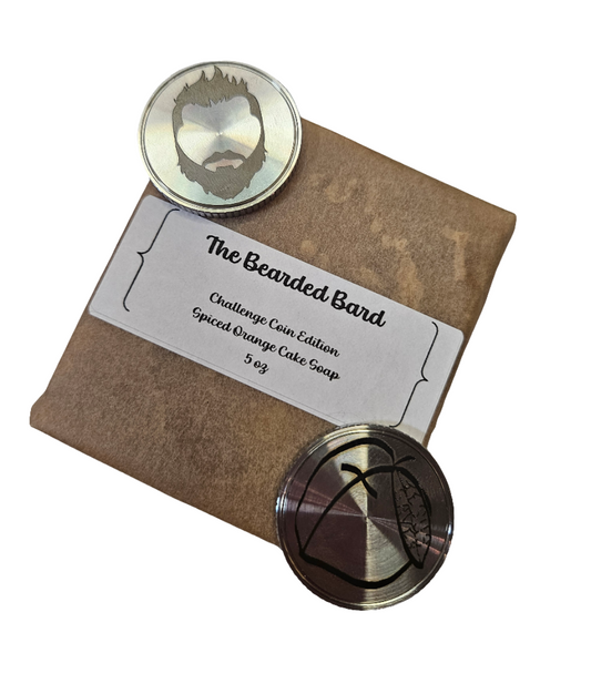 The Bearded Bard Challenge Coin Soap