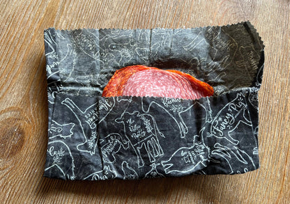 Set of 3 Farmhouse Bees Wax Wraps