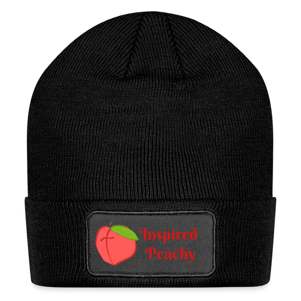 Patch Beanie - black