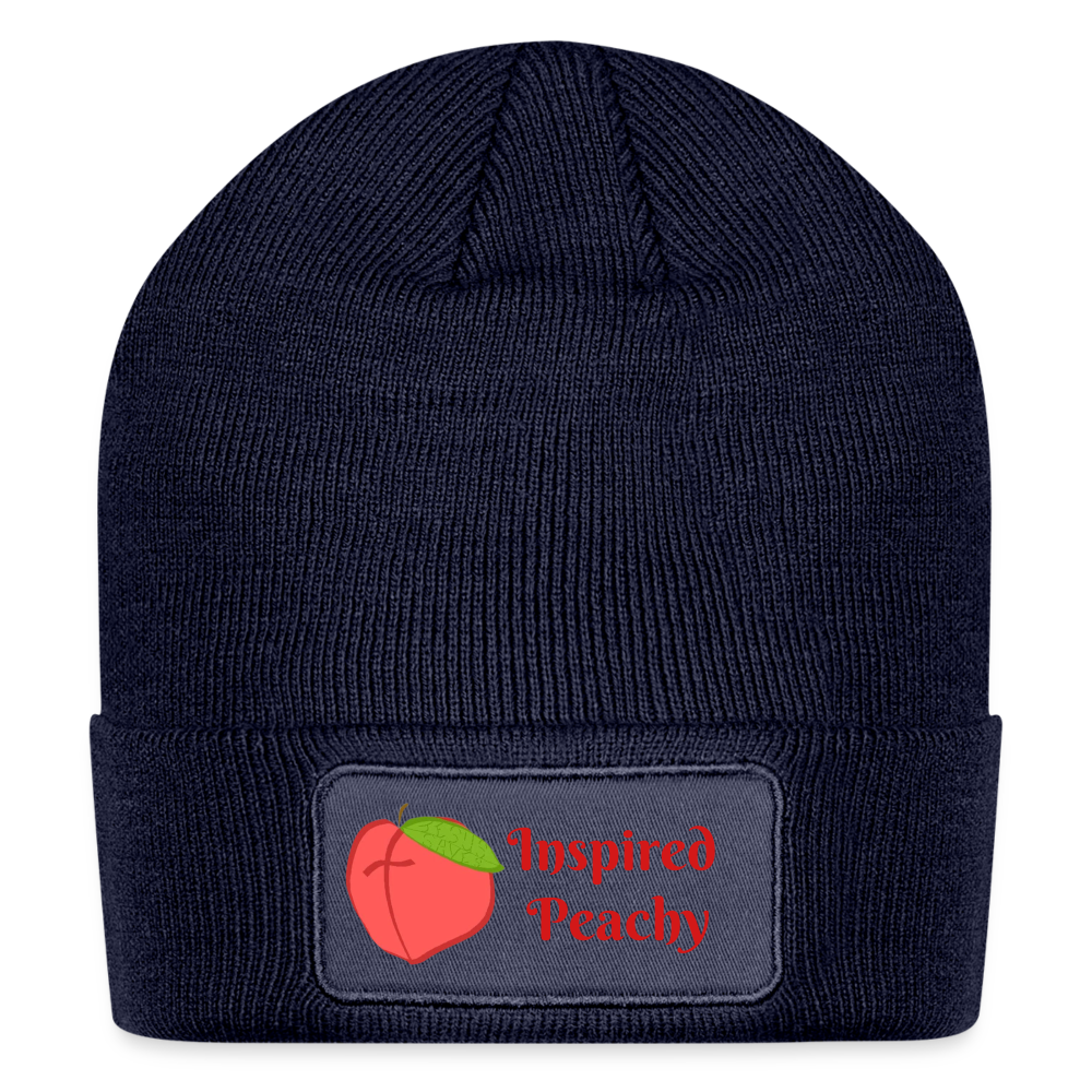 Patch Beanie - navy