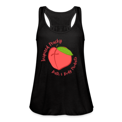 Inspired Peachy Women's Flowy Tank Top by Bella - black